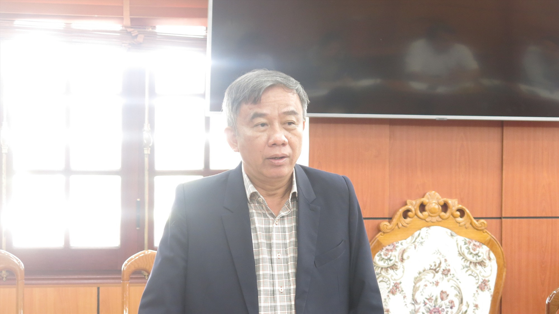 Phó Chủ tịch HĐND tỉnh Trần Xuân Vinh phát biểu tại cuộc giám sát