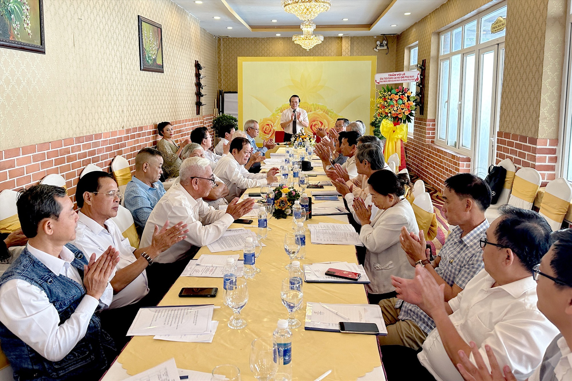 Quang cảnh Đại hội trù bị đại biểu HĐH Quảng Nam - Đà Nẵng khu vực phía nam nhiệm kỳ II: 2023 - 2028. Ảnh: PHAN VINH