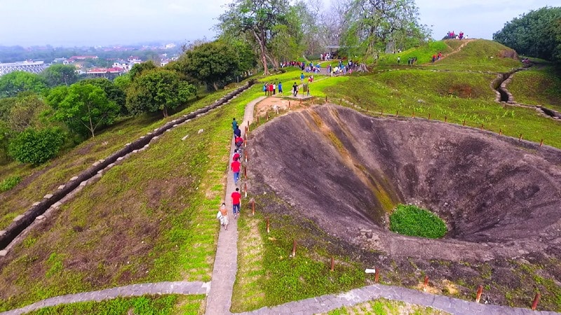 Đồi A1 thuộc Di tích Chiến trường Điện Biên Phủ. Ảnh: baodienbienphu