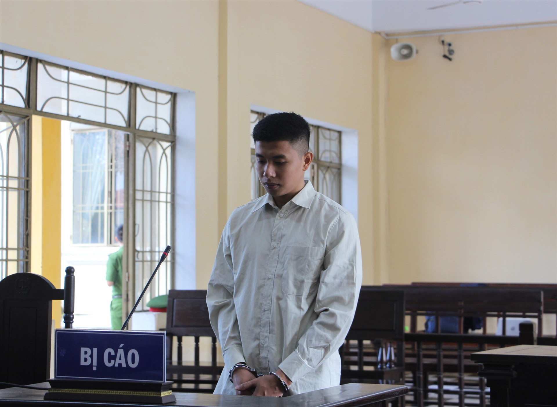Bị cáo Nguyễn Kim Đô tại phiên tòa. Ảnh: P.L.