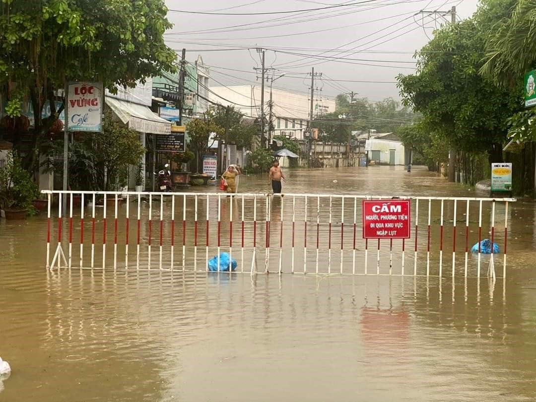 Đại Lộc là vùng “rốn lũ” thường xuyên chịu tác động nặng nề của thiên tai, bão lũ. Ảnh: H.L