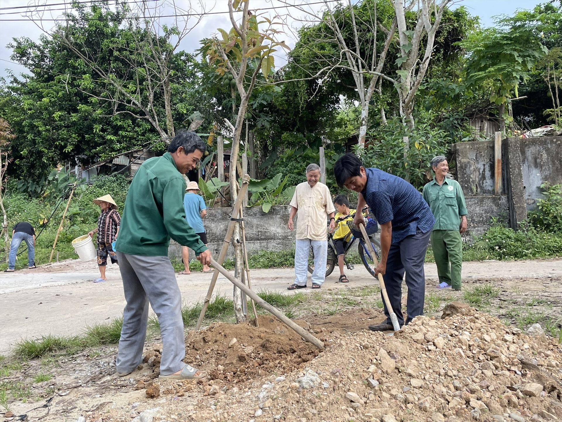 Xây dựng nông thôn mới tại Nông Sơn đã mang lại những hiệu ứng tích cực. Ảnh: M.T