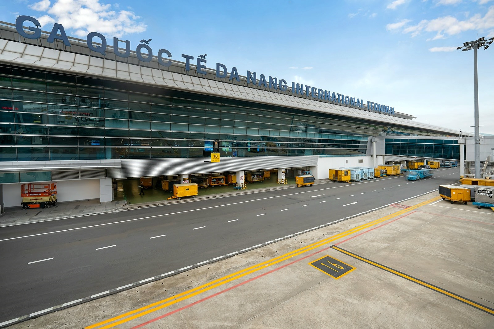 Toàn cảnh Nhà ga Quốc tế Đà Nẵng được Skytrax xếp hạng 5 sao từ 1/1/2024. Ảnh XL