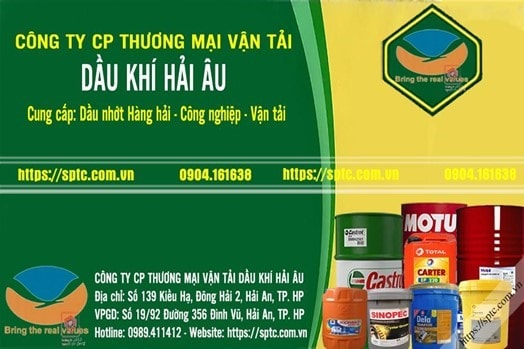 SPTC Corp - Đại lý cấp 1 phân phối các sản phẩm Dầu nhớt và mỡ bôi trơn HÀNG HẢI – CÔNG NGHIỆP – VẬN TẢI