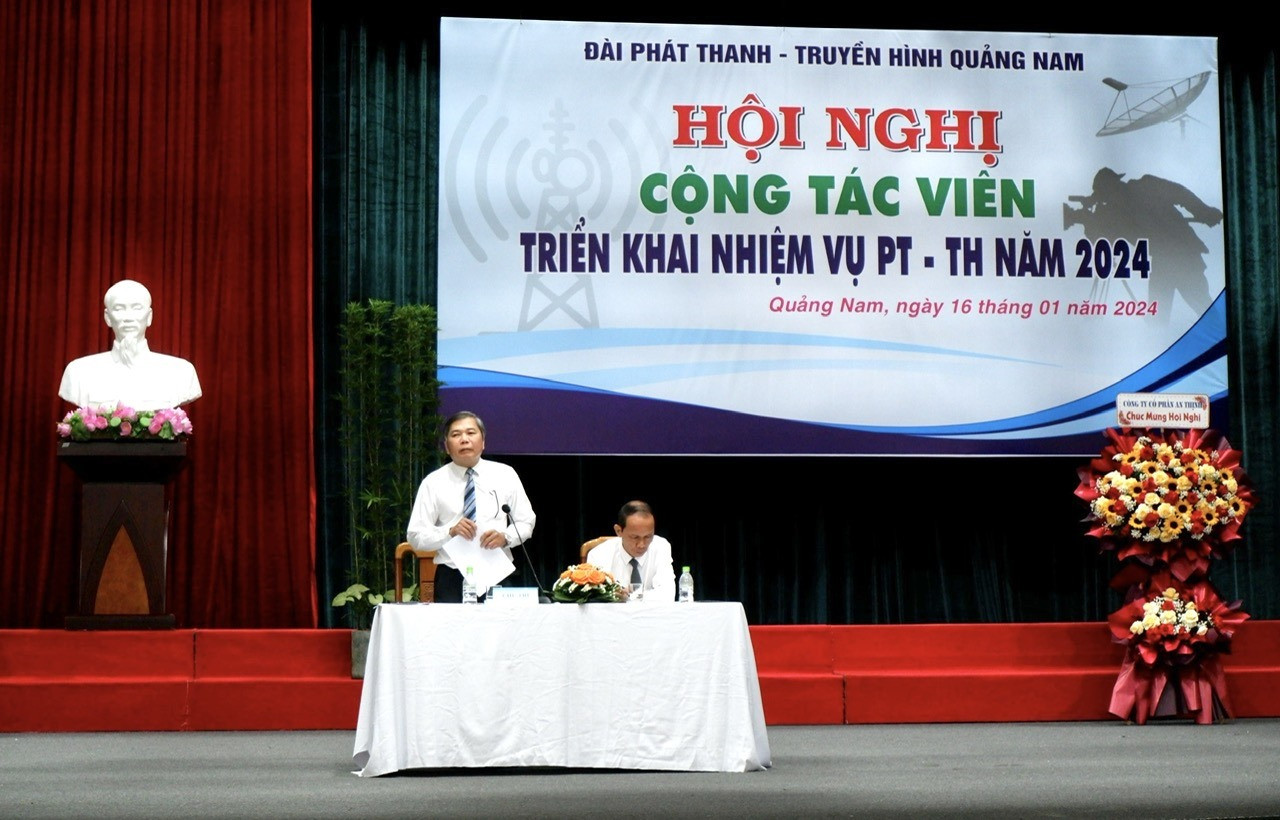 Hội nghị Cộng tác viên Đài PT-TH tỉnh thu hút đông đảo lực lượng công tác viên ở các địa phương tham gia. Ảnh: X.H