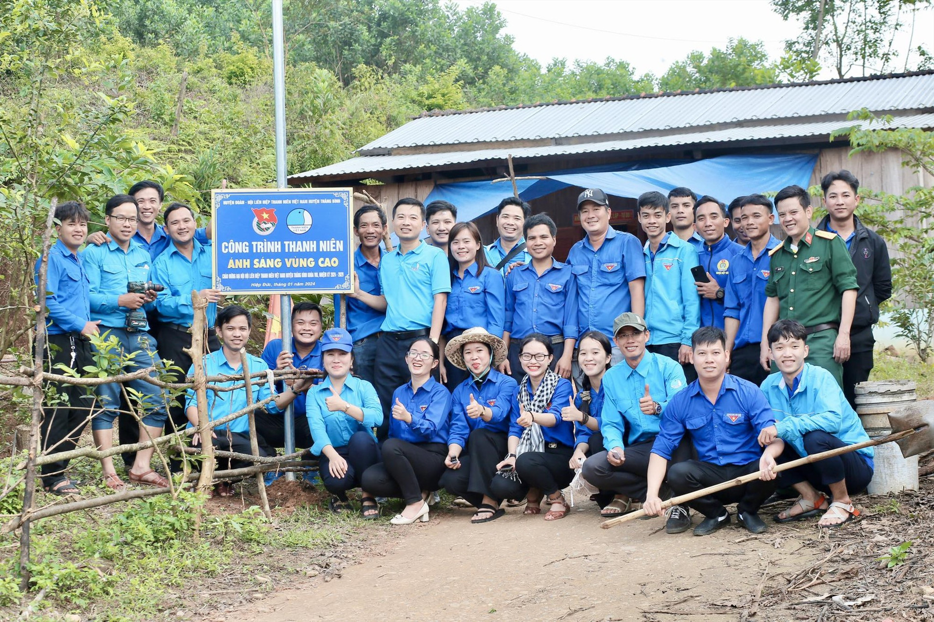 Công trình Thanh niên do đoàn viên thanh niên huyện Thăng Bình hỗ trợ
