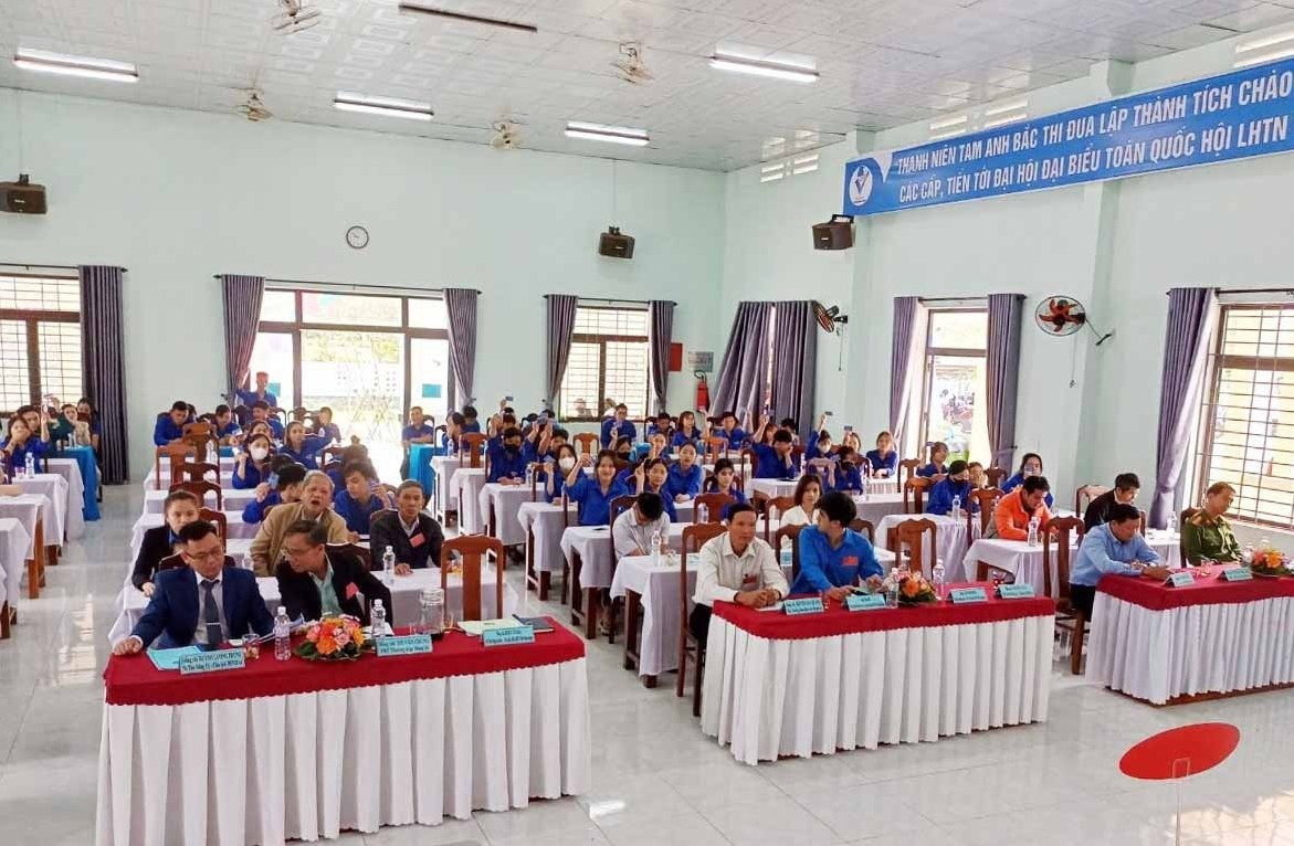 Hội LHTN Việt Nam xã Tam Anh Bắc (Núi Thành) tổ chức Đại hội đại biểu lần thứ V (nhiệm kỳ 2024 - 2029).
