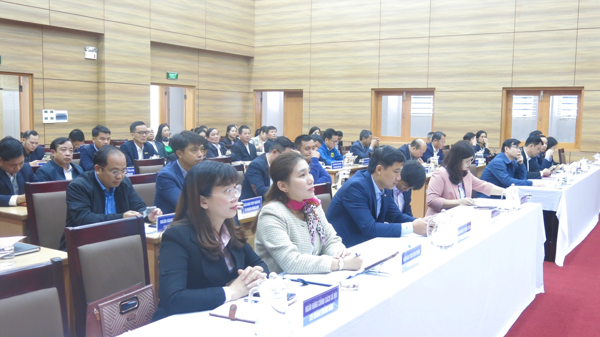Đại diện 33 tổ chức tín dụng trên địa bàn Quảng Nam tham dự hội nghị