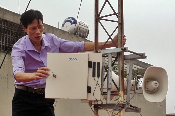 Phú Ninh là huyện đầu tiên ở Quảng Nam có 100% xã có hệ thống truyền thanh thông minh phủ sóng toàn huyện. Ảnh: H.Đ