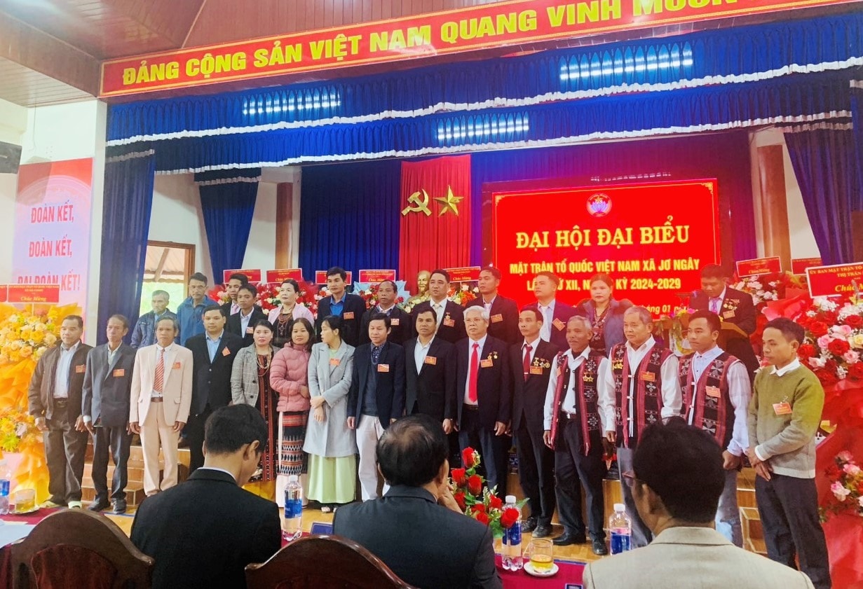 Đại hội đã hiệp thương cử 30 người tham gia Ủy ban MTTQ Việt Nam xã Jơ Ngây khóa XII