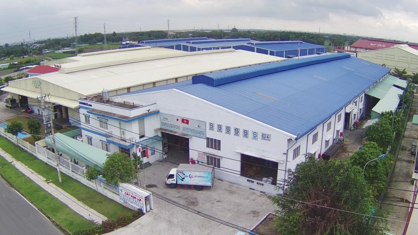 Nhà máy sản xuất thiết bị điện công nghiệp Cát Vạn Lợi với quy mô 15.000m2 tại Củ Chi.