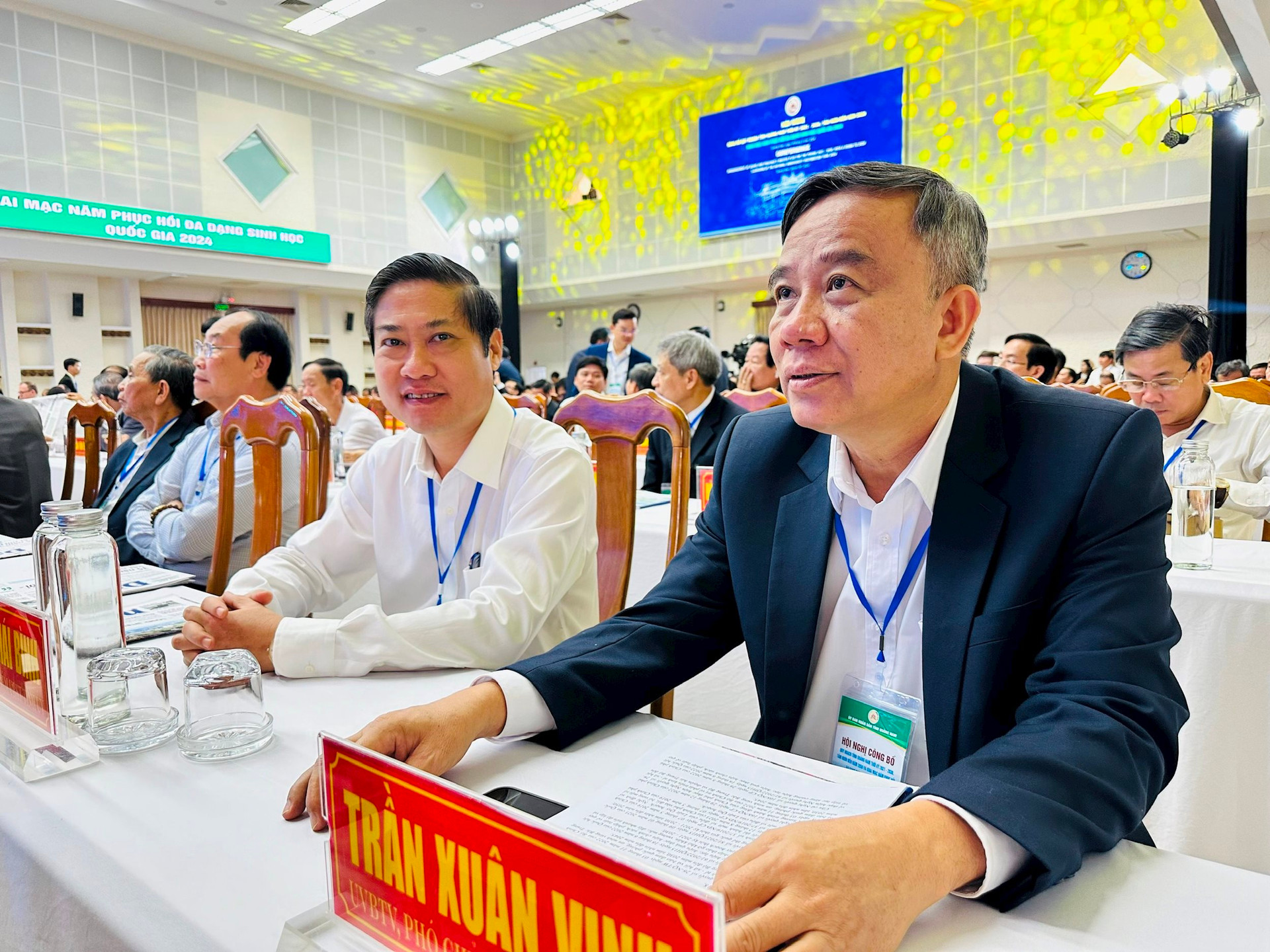 Lãnh đạo tỉnh dự Hội nghị công bố Quy hoạch tỉnh Quảng Nam thời kỳ 2021 - 2030, tầm nhìn đến 2050 và khai mạc Năm phục hồi đa dạng sinh học quốc gia - Quảng Nam 2024.
