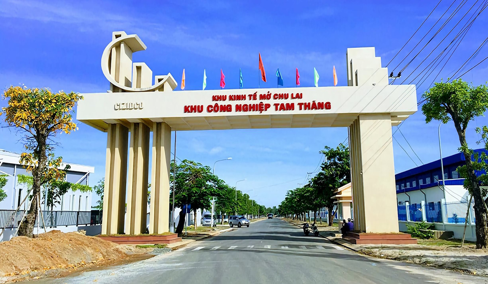 Khu công nghiệp Tam Thăng và Tam Thăng mở rộng do CIZIDCO làm chủ đầu tư thân thiện môi trường và phát triển bền vững. Ảnh NTB