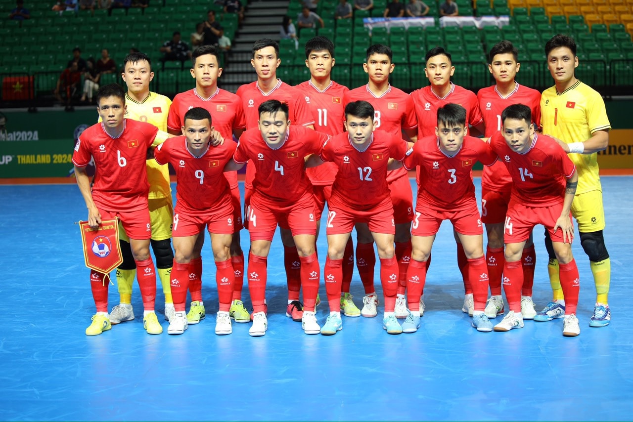 Đội tuyển futsal Việt Nam. Ảnh: VFF