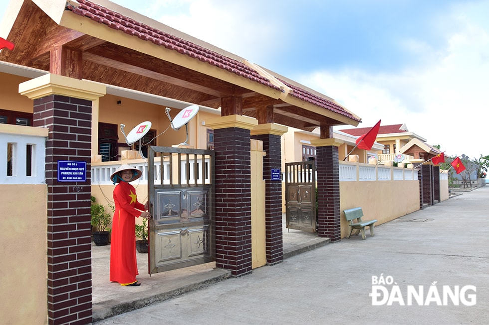 Nhà ở của nhân dân trên đảo Đá Tây A. Ảnh: TRIỆU TÙNG