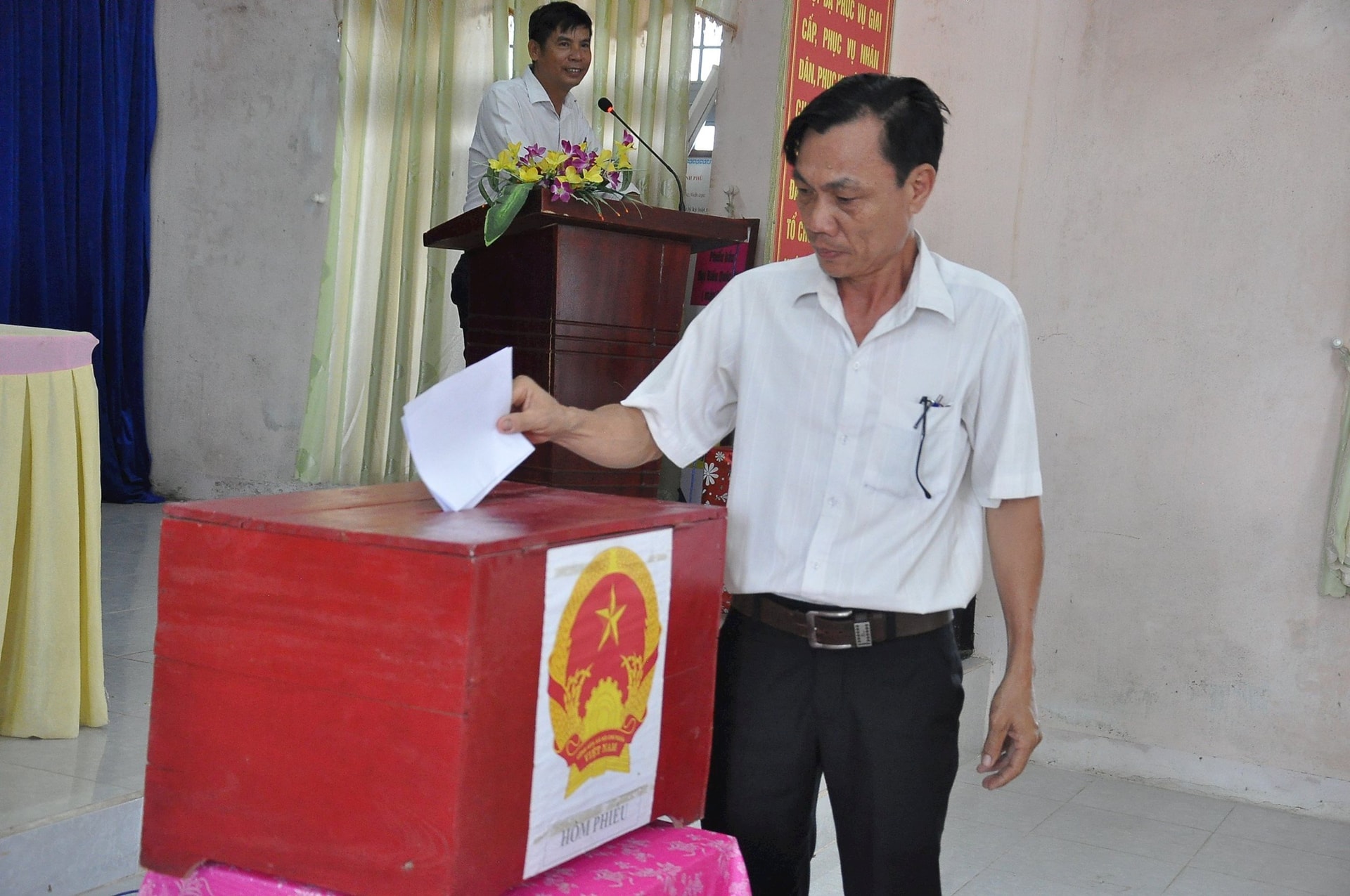 Hơn 96% cử tri Nông Sơn đồng ý sáp nhập huyện Nông Sơn và Quế Sơn 