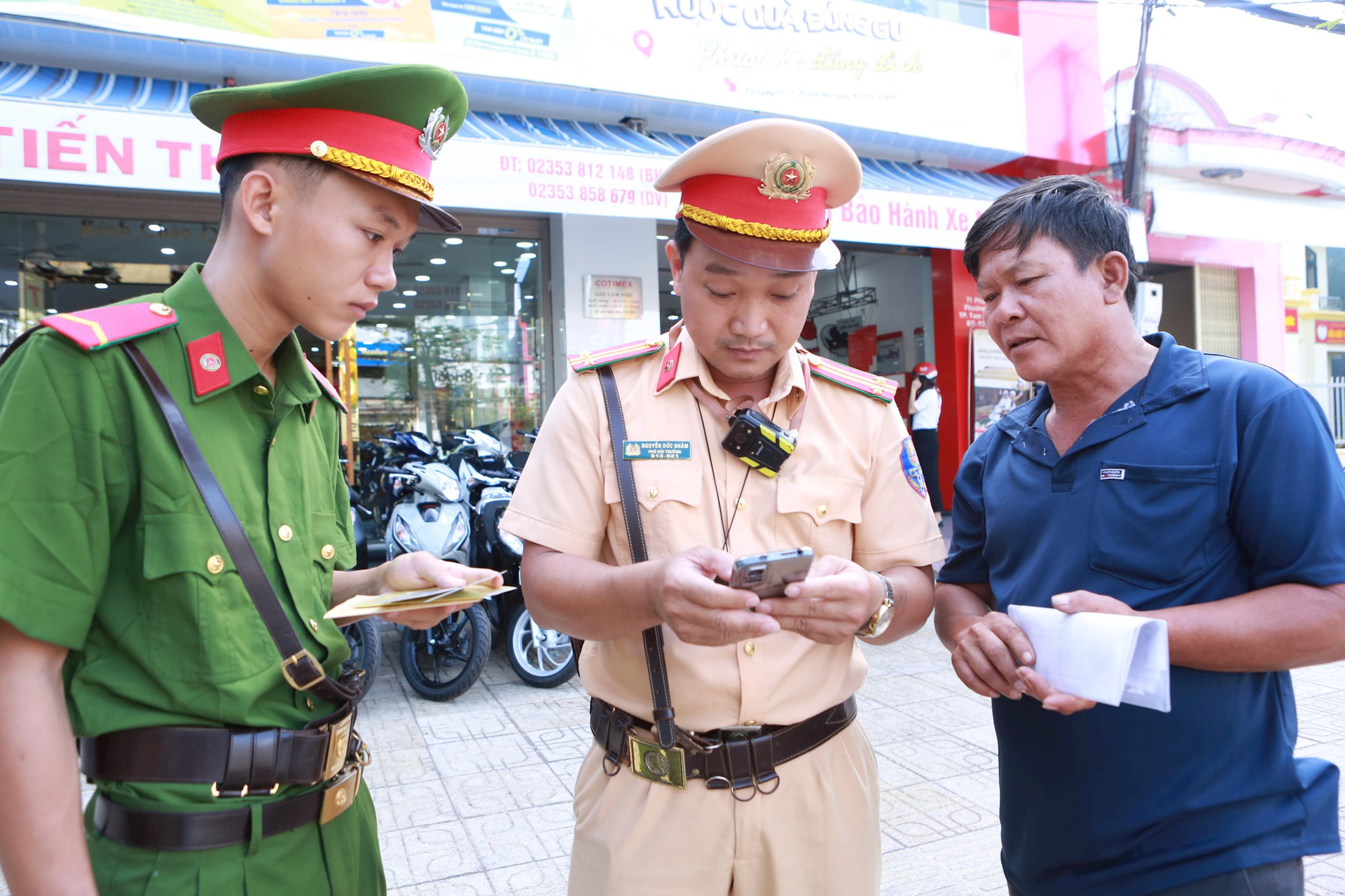 Kiểm tra, xử lý vi phạm giao thông qua VNeID