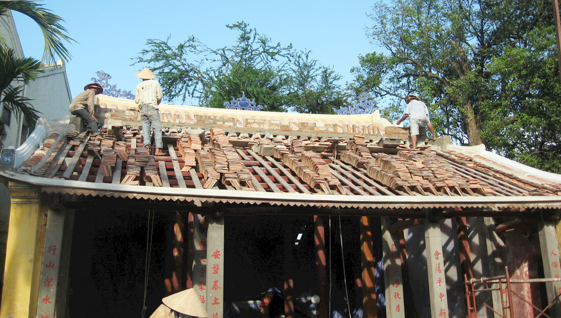 Việc thành lập Quỹ Bảo tồn di sản Quảng Nam sẽ giúp huy động nguồn lực xã hội vào công tác trùng tu hiệu quả. Ảnh: T.T