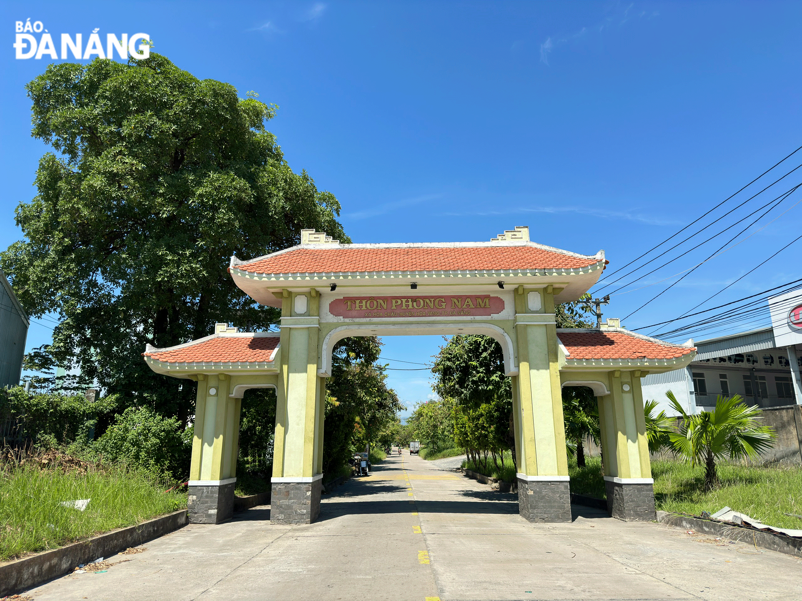 Thôn Phong Nam (xã Hòa Châu) có bề dày lịch sử lâu đời và hệ thống dân cư đông đúc, đa phần làm nông nghiệp. Ảnh: X.D