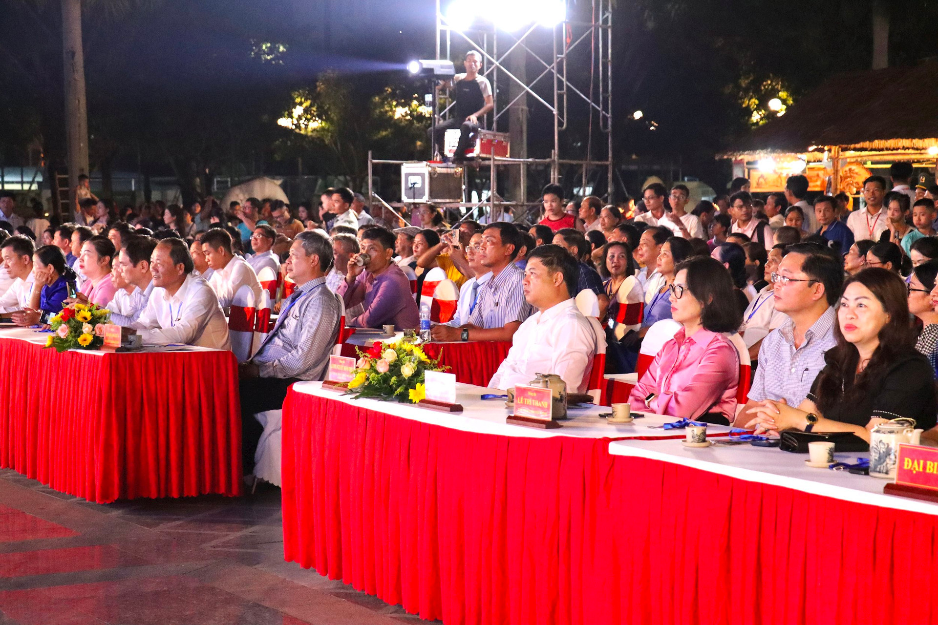 Delegates at the opening ceremony