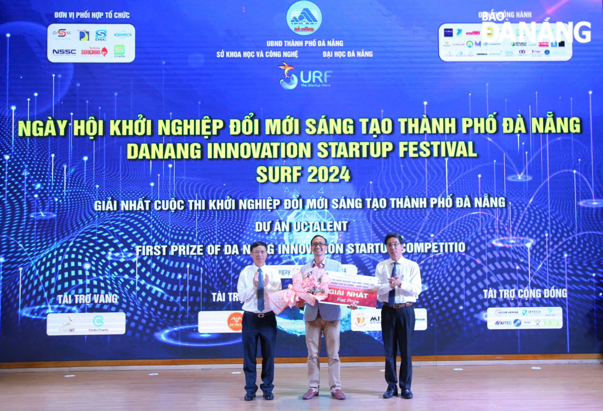 Dự án UC Talent đạt giải Nhất cuộc thi Khởi nghiệp đổi mới sáng tạo thành phố Đà Nẵng - SURF 2024.