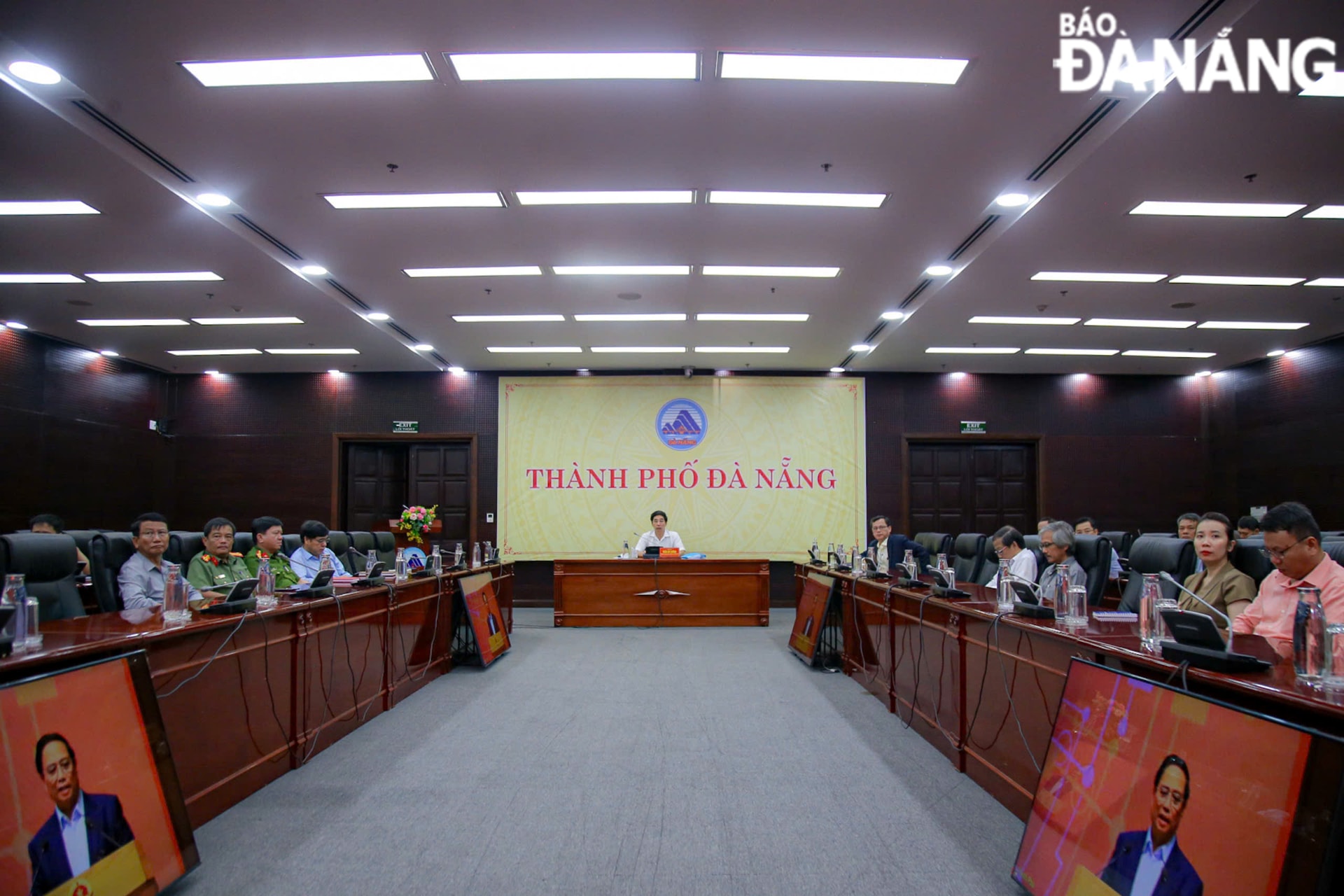 Khung cảnh Chương trình chào mừng ngày Chuyển đổi số quốc gia năm 2024 tại điểm cầu Đà Nẵng.