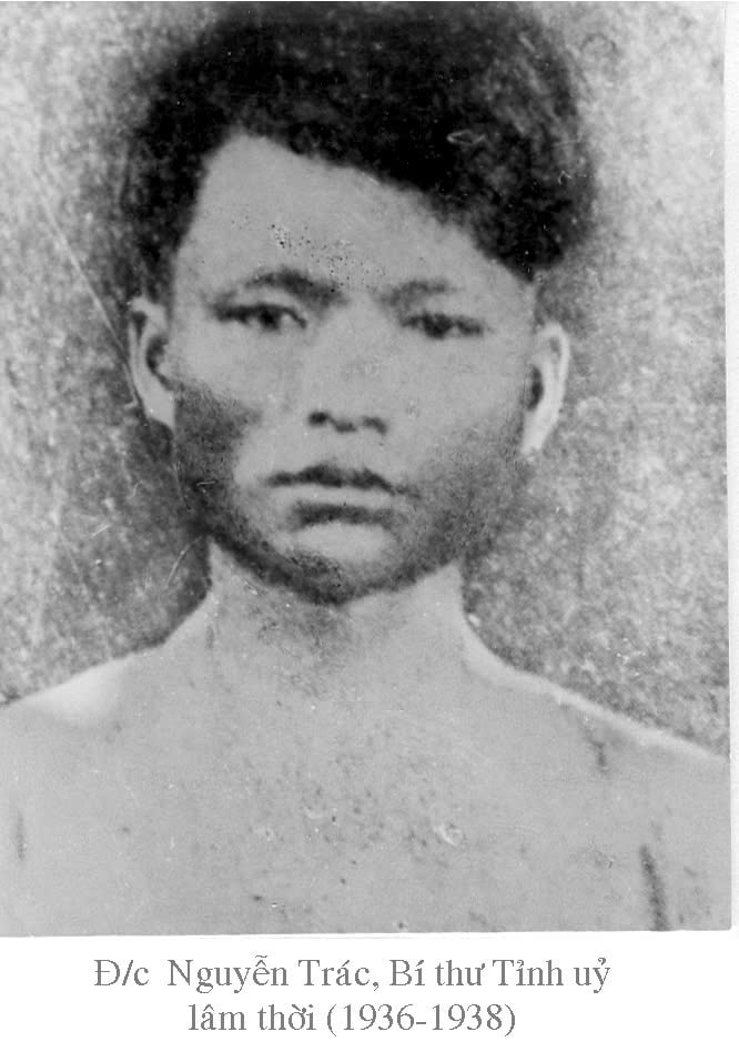 Ảnh Nguyễn Trác do mật thám Pháp chụp năm 1936 - 1938