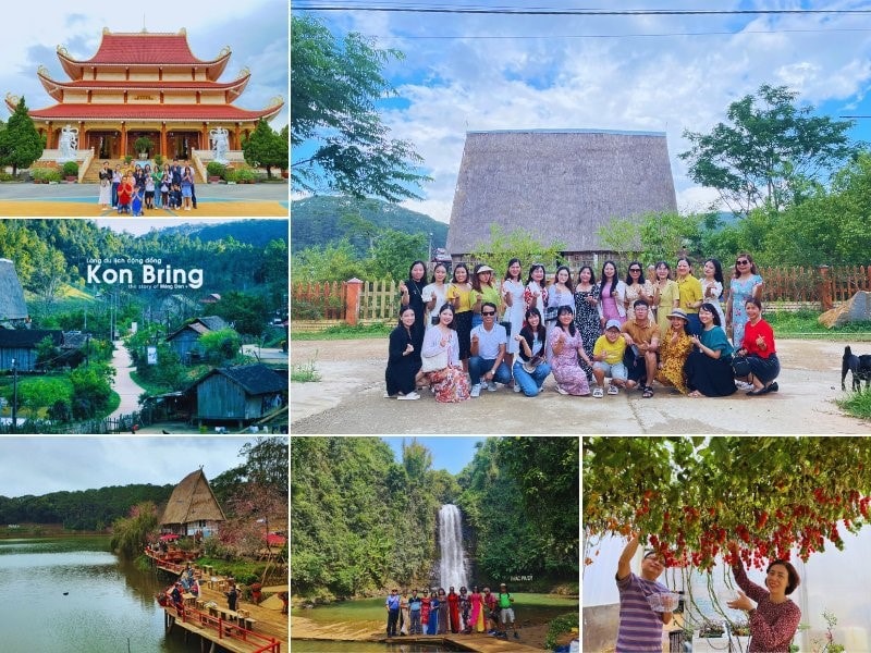 Tour du lịch Tây Nguyên 2 ngày 1 đêm với nhiều hoạt động thú vị.
