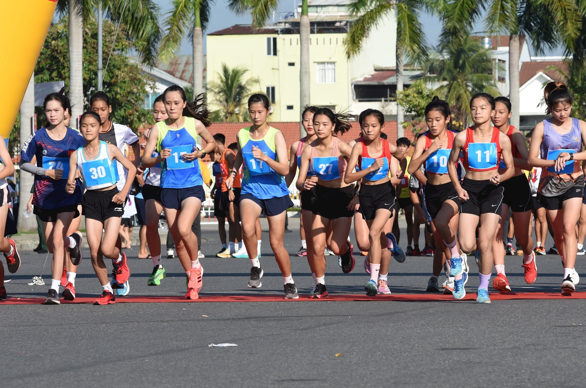 Giải việt dã Báo Quảng Nam khẳng định thương hiệu về một sân chơi quy mô lớn, chất lượng với sự tham gia của nhiều VĐV chuyên nghiệp trên cả nước. Ảnh: T.V