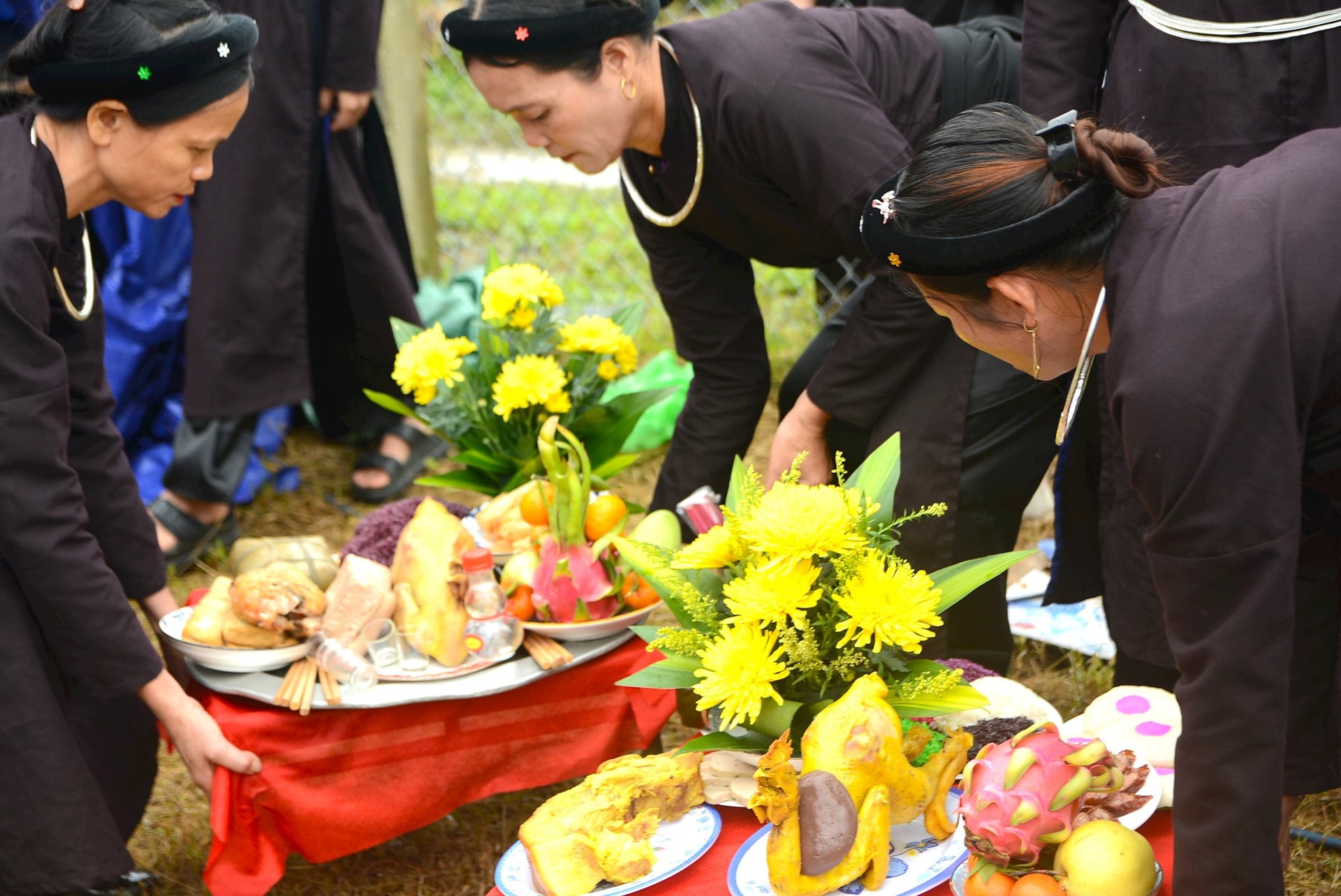 Mâm lễ gia đinh