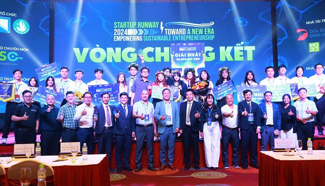 Cuộc thi khởi nghiệp Startup Runway 2024 là bệ phóng cho nhiều dự án của sinh viên. Ảnh: NGỌC HÀ