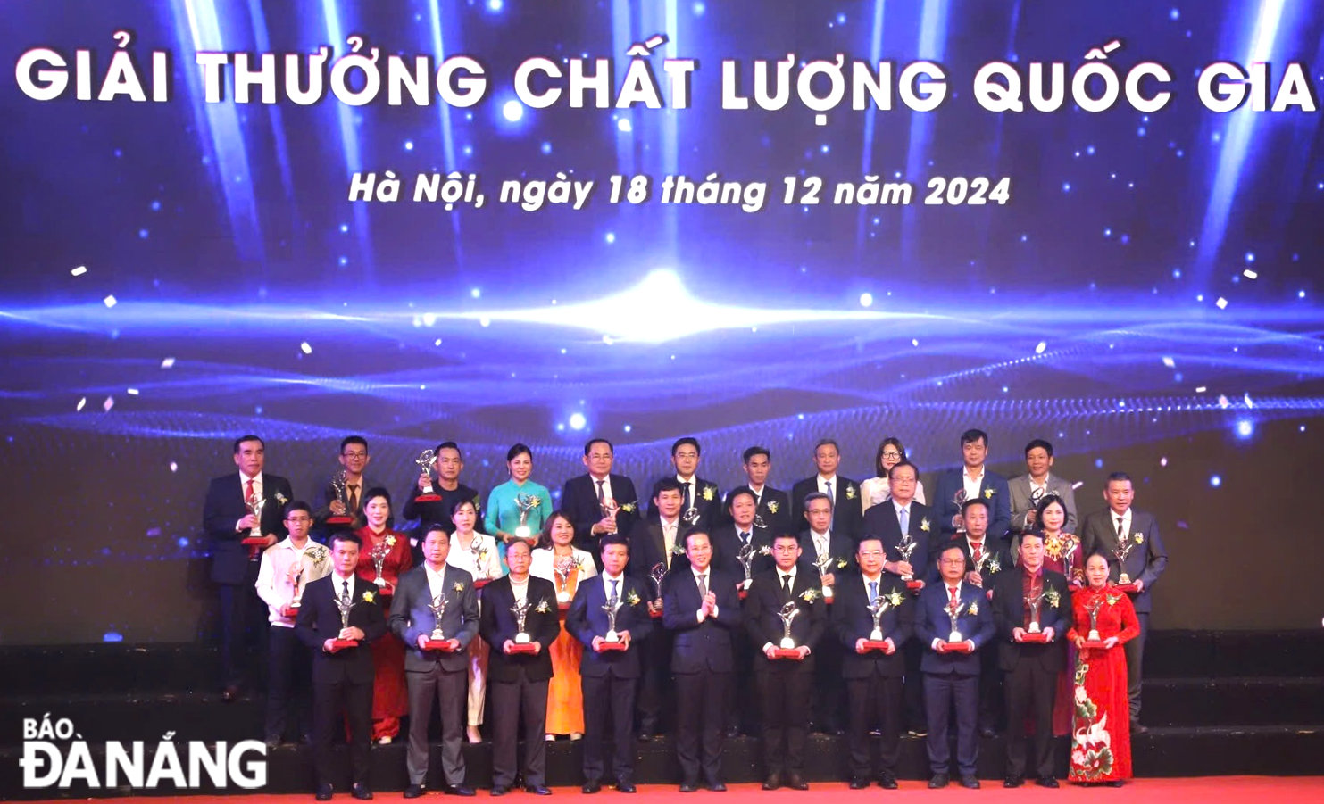 Bộ Khoa học và Công nghệ vinh danh các doanh nghiệp đạt giải thưởng Chất lượng quốc gia 2021-2023. Ảnh: P.V