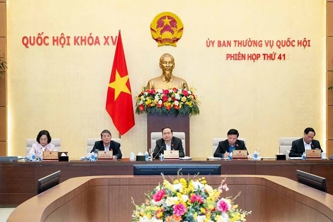 Kết luận của Ủy ban Thường vụ Quốc hội về dự thảo Luật sửa đổi, bổ sung một số điều của Luật Quảng cáo. Ảnh: Quochoi.vn