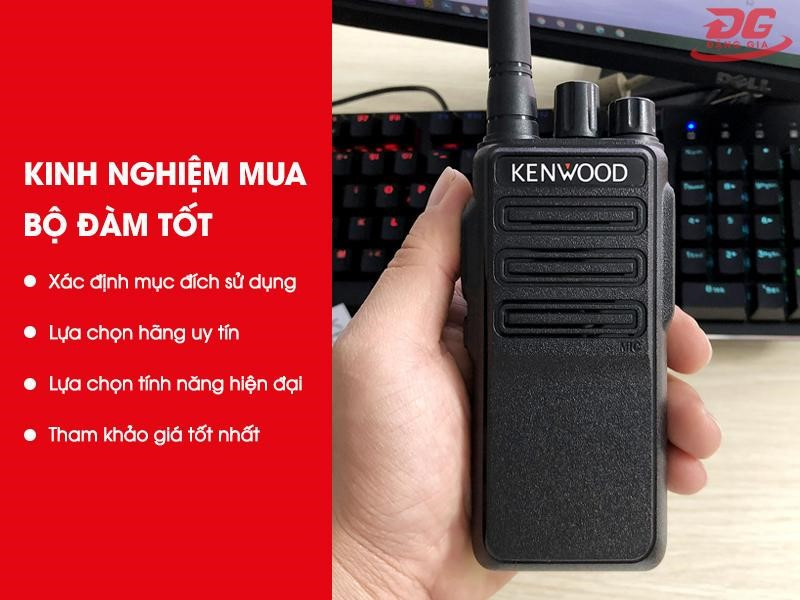4 kinh nghiệm “vàng” giúp chọn bộ đàm tốt nhất hiện nay