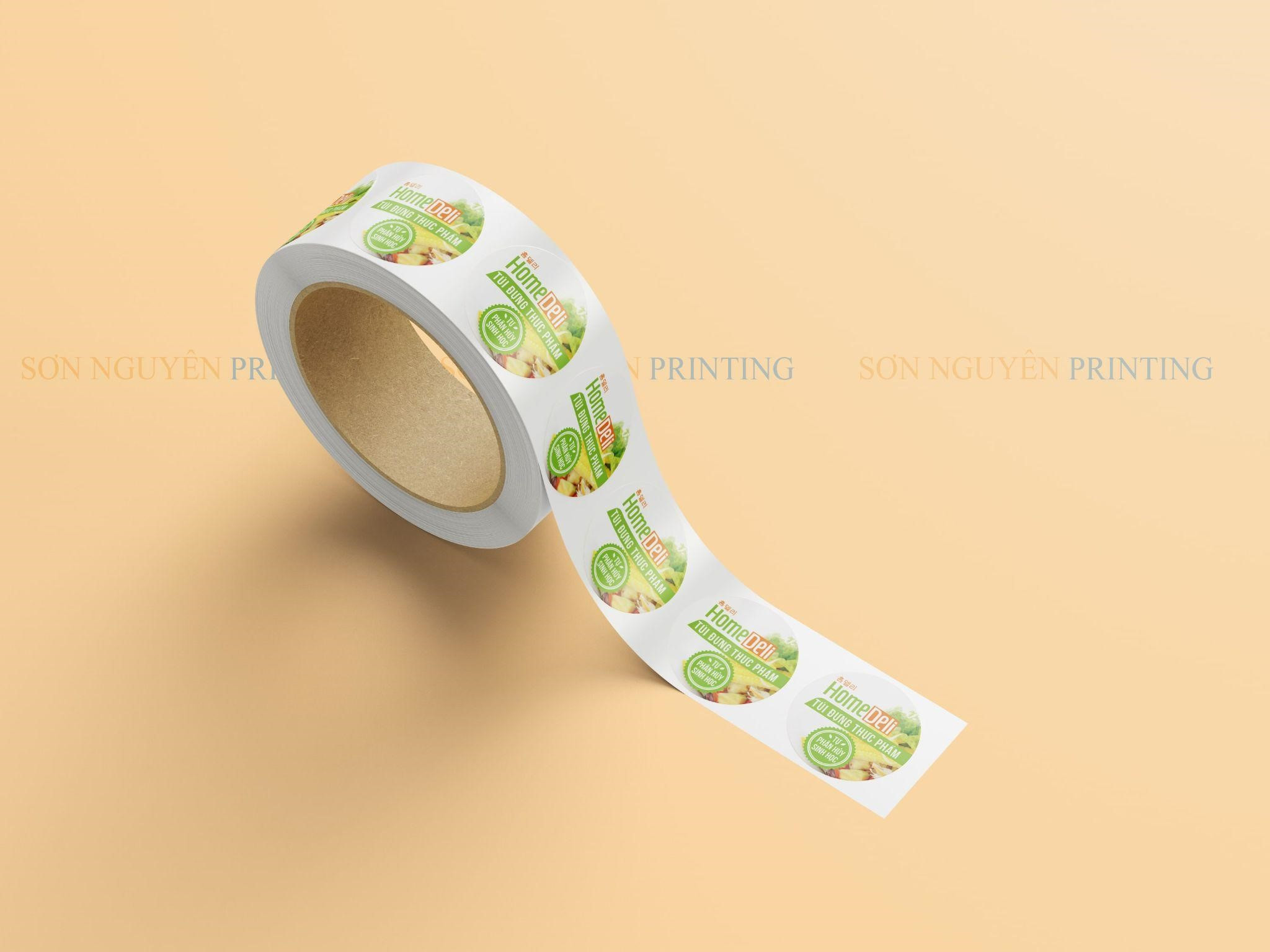 Xưởng In Sơn Nguyên đơn vị cung cấp dịch vụ in tem nhãn tem decal giá trẻ.