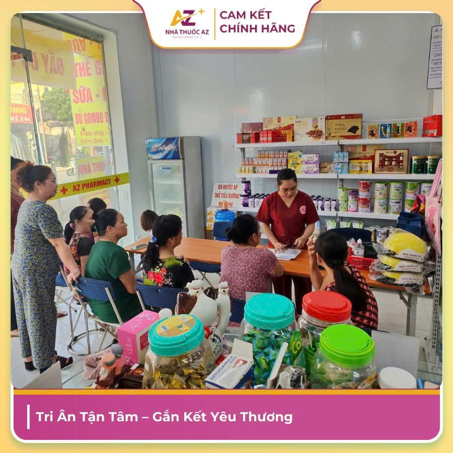 Nhà thuốc AZ là địa chỉ mua thuốc tin cậy của nhiều khách hàng.