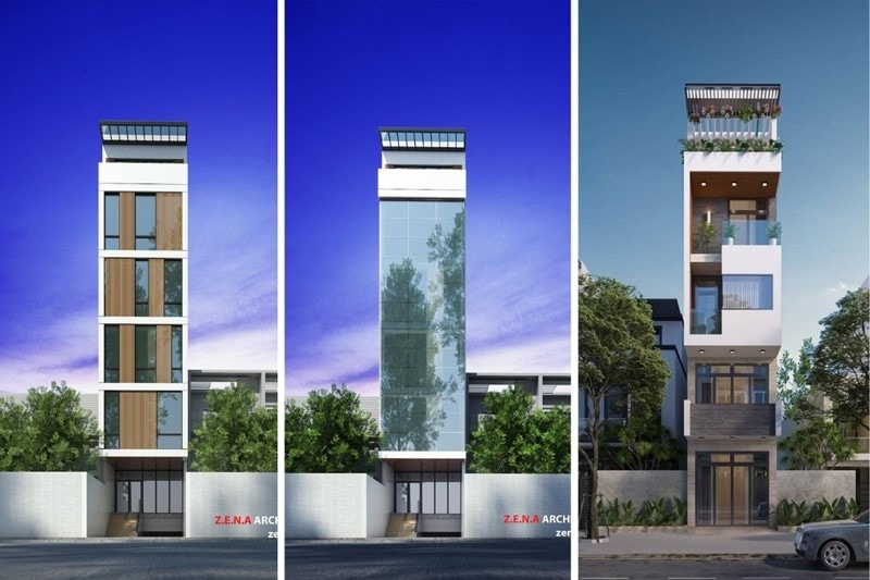 Xây căn hộ cho thuê 5 tầng có thang máy hiện đại tại Đà Nẵng