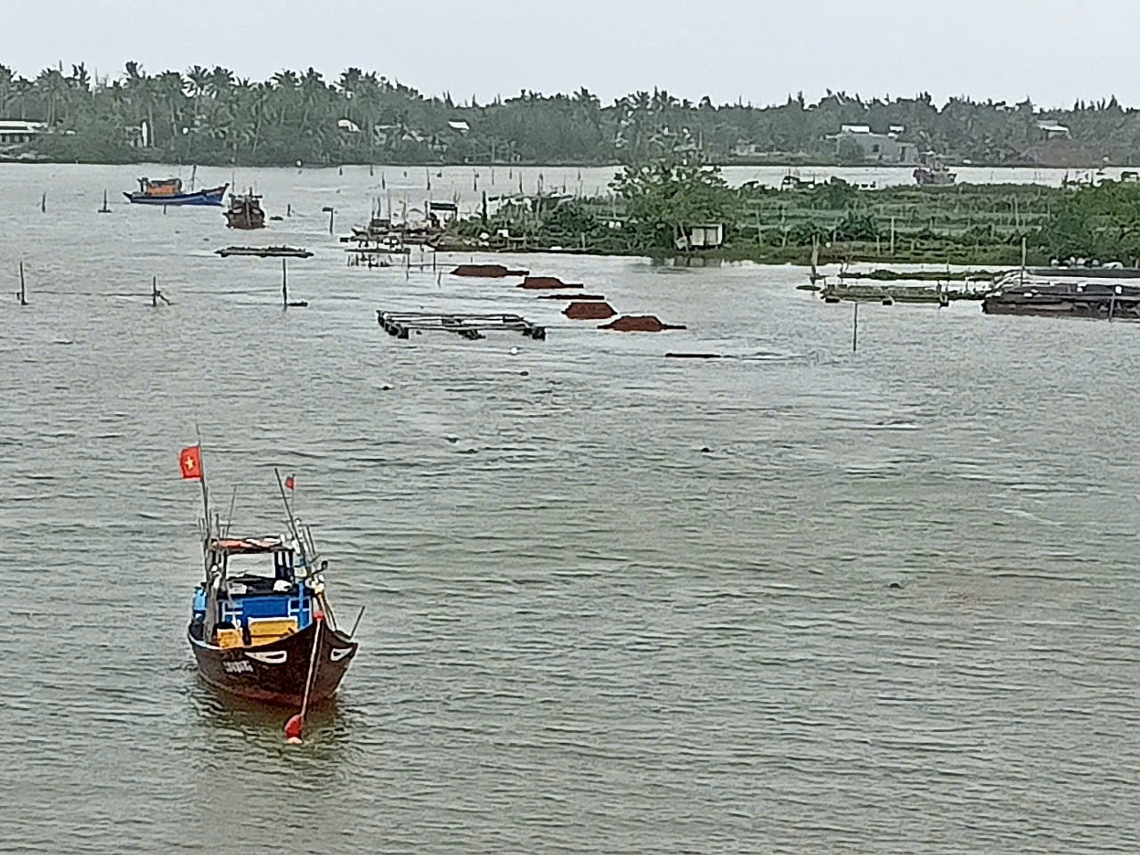 Sông trên địa bàn Núi Thành. Ảnh: T.