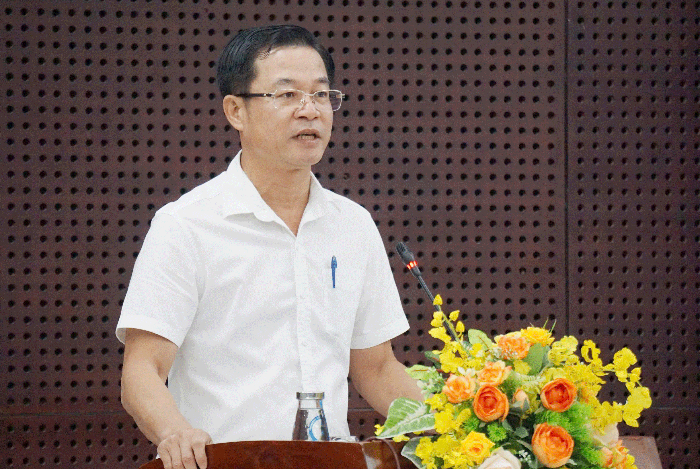 Phó Giám đốc Sở Tài nguyên và Môi trường Võ Nguyên Chương. Ảnh: TRỌNG HÙNG