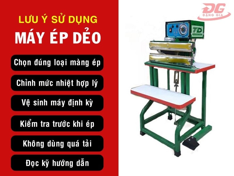 Lưu ý khi sử dụng máy ép dẻo để đạt hiệu quả tối ưu.