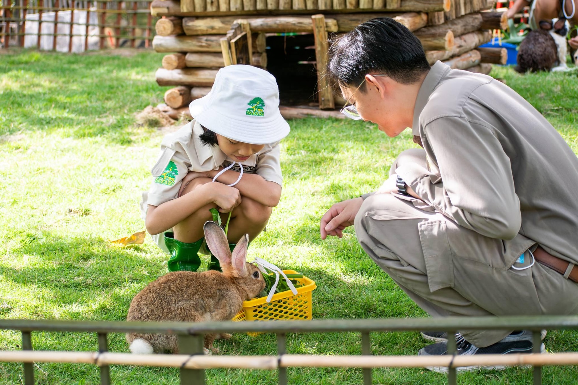 Lớp học Junior Zoo Keeper cho các em nhỏ thử sức làm “bảo mẫu động vật nhí”.
