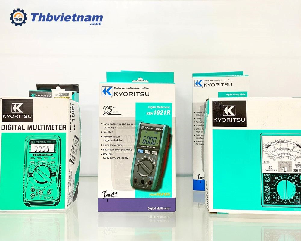 Đồng hồ vạn năng Kyoritsu được trưng bày tại THB Việt Nam.