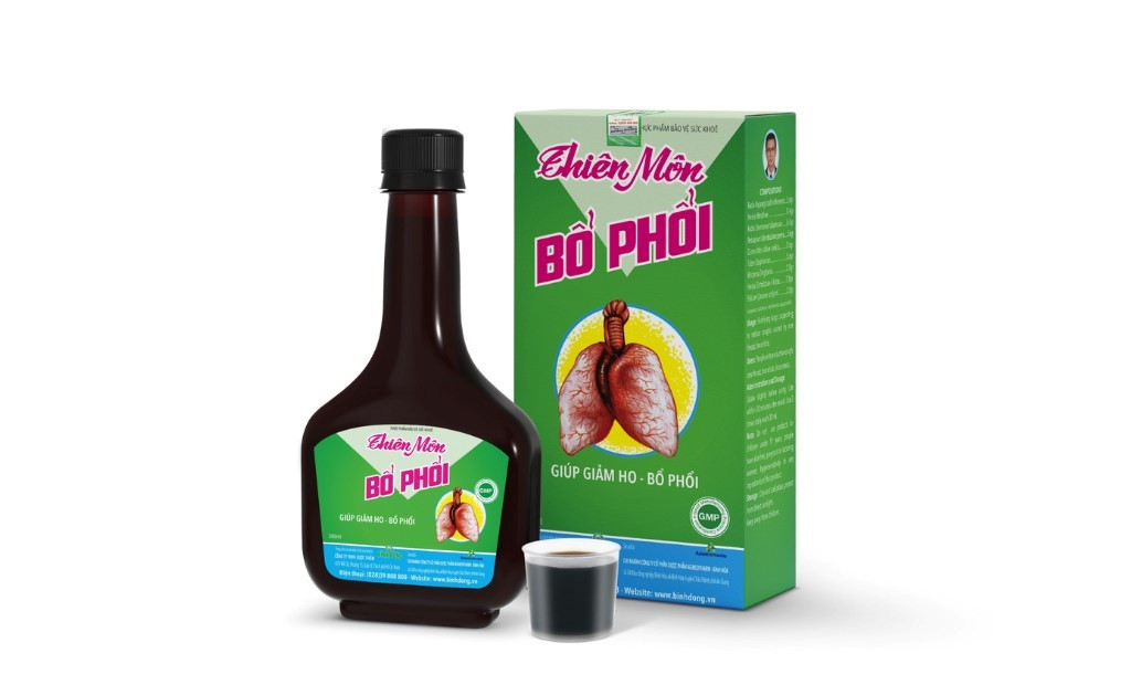 Thiên Môn Bổ Phổi của Dược Bình Đông - Hỗ trợ bổ phổi, giảm ho do viêm họng, viêm phế quản.