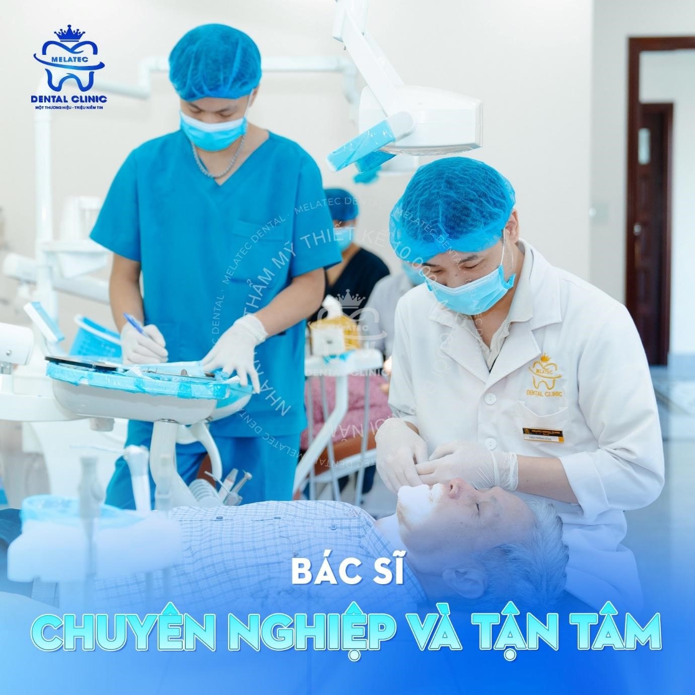 Nha khoa Melatec sở hữu đội ngũ bác sĩ tay nghề cao (Ảnh: Melatec).