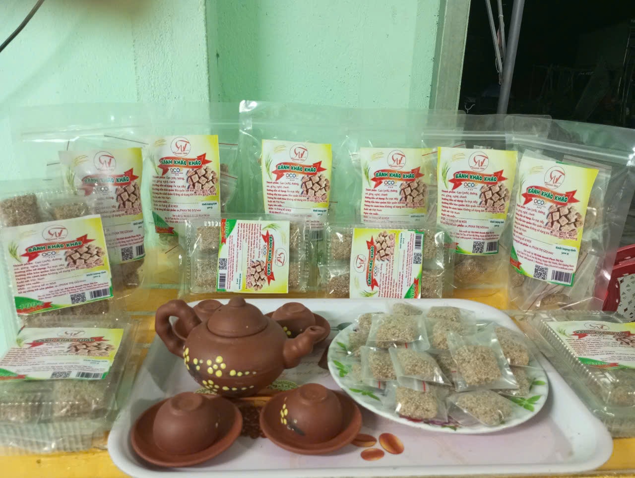 Bánh khảo khảo Nhung Tình. Ảnh: VĂN PHIN