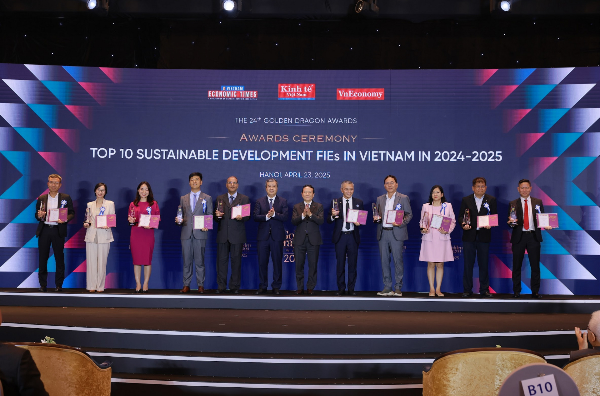 Top 10 Doanh nghiệp FDI Bền vững tại Việt Nam năm 2024-2025.