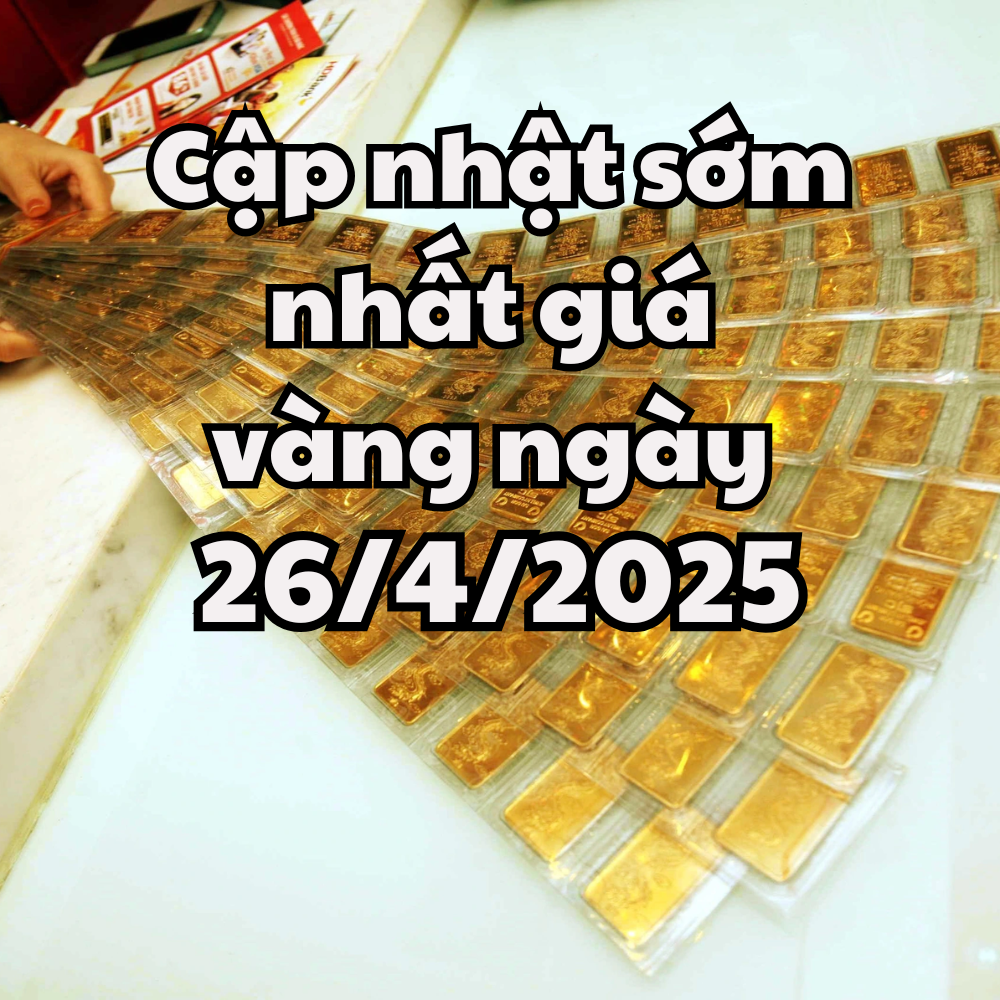 Cập nhật sớm nhất giá vàng hôm nay 8 5 2025 giá vàng trong nước tăng theo xu hướng thế giới