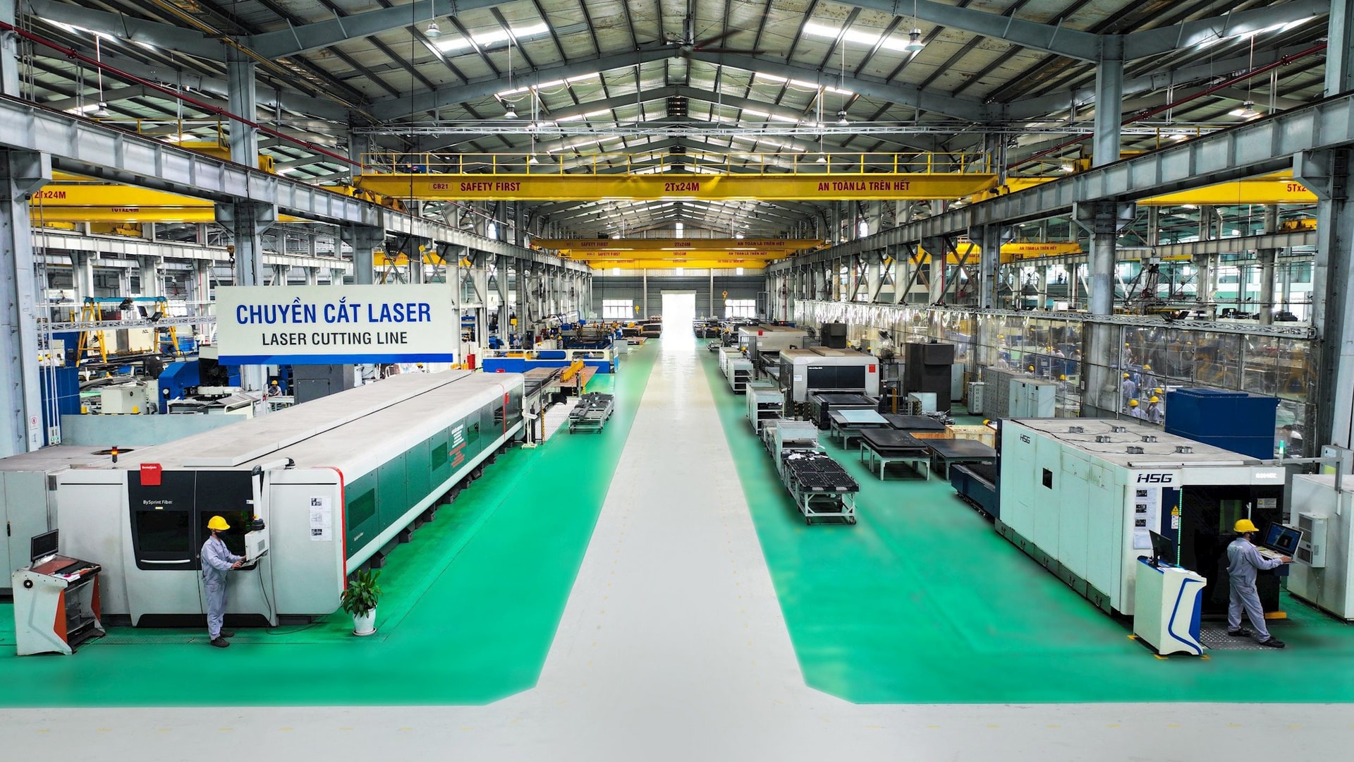 3. Dây chuyền cắt laser tại Trung tâm Cơ khí