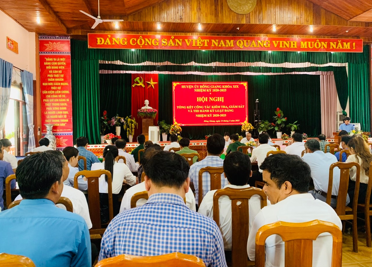 tổng kết công tác kiểm tra, giám sát và thi hành kỷ luật Đảng nhiệm kỳ 2020 - 2025