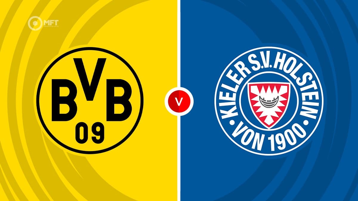Nhận định, dự đoán Dortmund vs Holstein Kiel: Vé dự Champions League